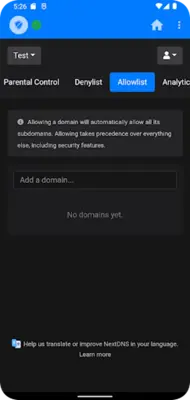NextDNS Manager android App screenshot 0